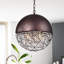Luminaire suspendu sphère unique 3 lumières Saville