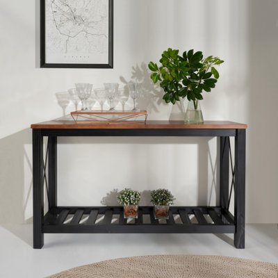 132cm Solid Wood Console Table