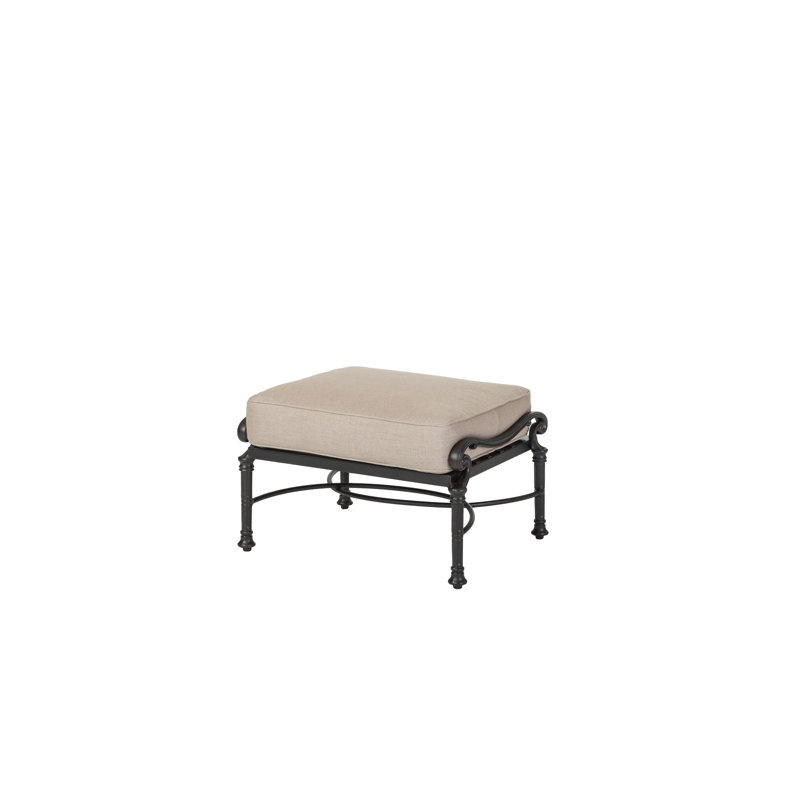 Florence Ottoman Frame with Cushions, Desert Bronze, Bessemer