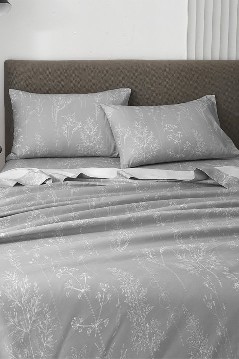 Printed Floral Microfiber Sheet