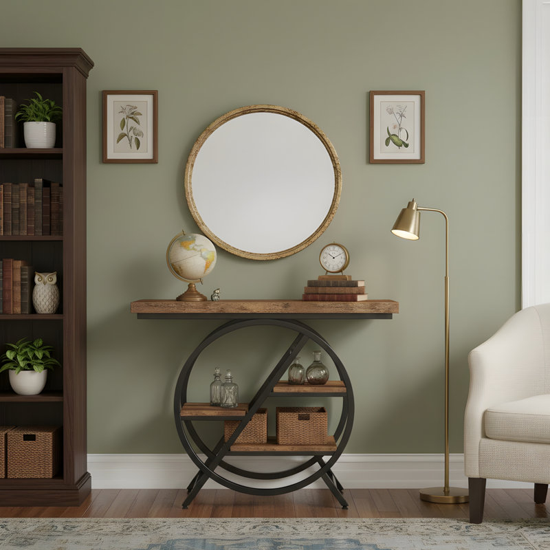 Hall Table,Chic Console Table,Functional Entryway Table