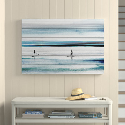 " Beach Paddling " by Parvez Taj