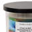 Boho Glass Scented Candle - 4" Aromatherapy Wax in Orange, Blue & Black for Home & Office.
