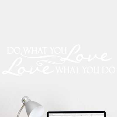 Décalcomanie murale love what you do