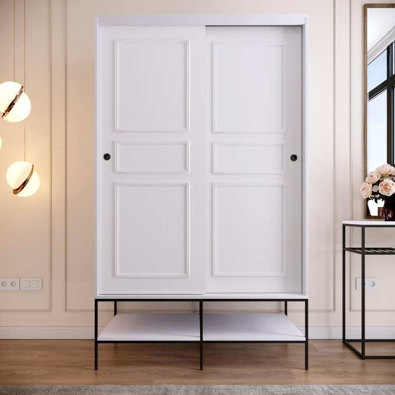 Aggie 2 Door Manufactured Wood Wardrobe