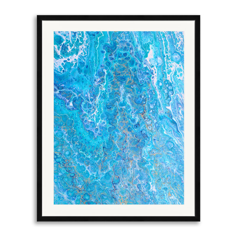 Tumbling Cascade Print by Denise Dundon, Black Framed Paper, 30" H x 24" W