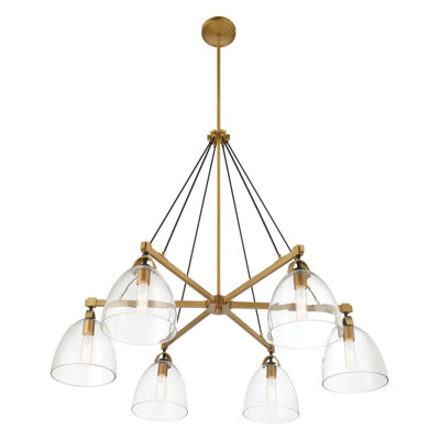 6 LIGHT CHANDELIER