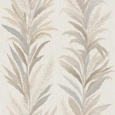Tarn Leaf Flourish Wallpaper