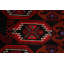 Tapis décoratif en laine de conception unique 3 pi 3 po x 6 pi 1 po noué à la main New Age Balouch