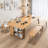 Brown Rectangular Solid Wood  desk-327858817
