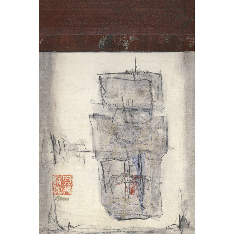 Mauros Asian Jewels V - Wrapped Canvas Print, 46cm H x 30cm W x 3.8cm D