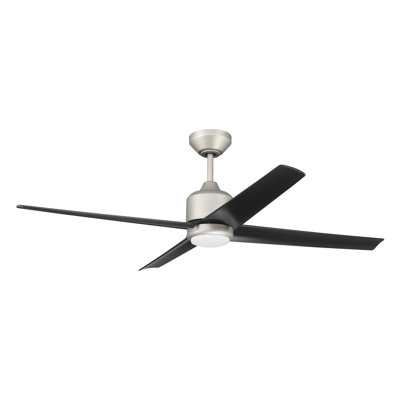 Ventilateur de plafond 52 po avec lumières DEL et télécommande Craftmade Quell