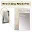 Gold And Grey Modern Shapes Minimalism I - Gold Wall Mirror Decor-232914225