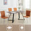 Modern Faux Leather/PU/Suede/Velvet Upholstered Dining Chair Tufted High Back-1824846391-1824846378