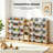 Toy Storage Organizer with 3 Shelves & 24 Bins, Kids Bookshelf Bookcase, Toy Bin Shelf for Playroom & Bedroom Organization & Decor-124168432