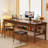 Brown Rectangular Solid Wood  desk-401557342
