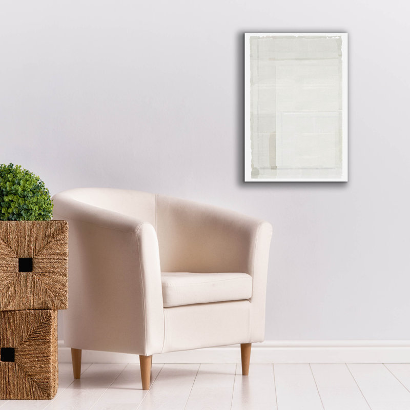 «Epic Graffiti» «White On White 1» par Cartissi, art mural sur toile, 12 po x 16 po, H 16 po x l 12 po