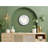 Stylish Decorative Wall Clock, 13.8 inches Diameter | Black & Yellow Design, Real Glass Cover, 1.8 inches Thickness | 100% Durable Plastic, Ideal for Home Decor, Office Spaces, and Modern Interiors-105520001