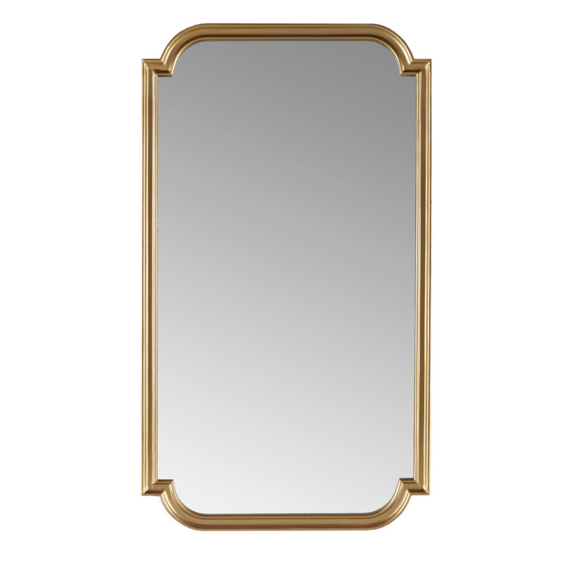Miroir mural en bois