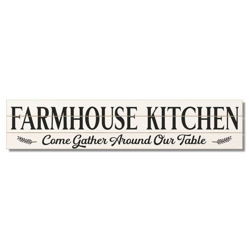 Highland Home Farmhouse Kitchen Decorative Indoor/Outdoor Pallet Wood Sign