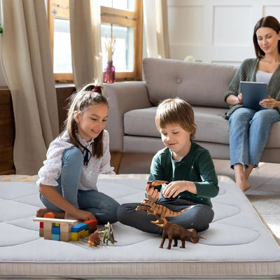 Japanese Futon Floor Mattress, Twin/Full/Queen Size, Floor Mattress Pad, Portable Foldable Tatami Mat
