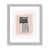 Silver Matted Picture Framed