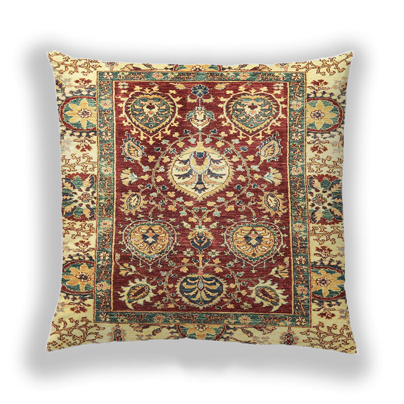 Coussin Abstract 2978, Microsuède