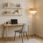 Abrahms 160cm Polished Chrome Traditional Floor Lamp