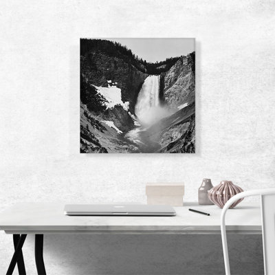 " Yellowstone Falls Yellowstone Wyoming " by Ansel Adams