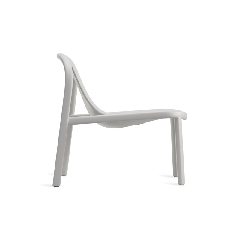 Decade Outdoor Lounge Chair, Putty