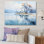 «Minimalisme» Lakefront Cottage Oasis 4 - Paysage, art mural sur toile tendue