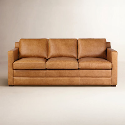 Sorrento 78" Genuine Leather Sofa Bed