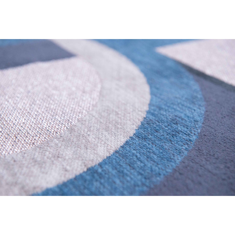 Geometric Area Rug, Rectangle 80 x 150cm