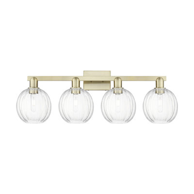 Eldon - 4 Light 36" Globe Shade Bath Vanity Light