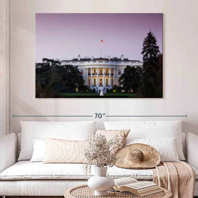 White House At Dusk