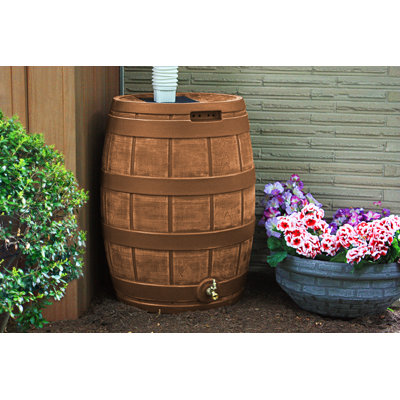 50 gallons Baril de pluie en plastique