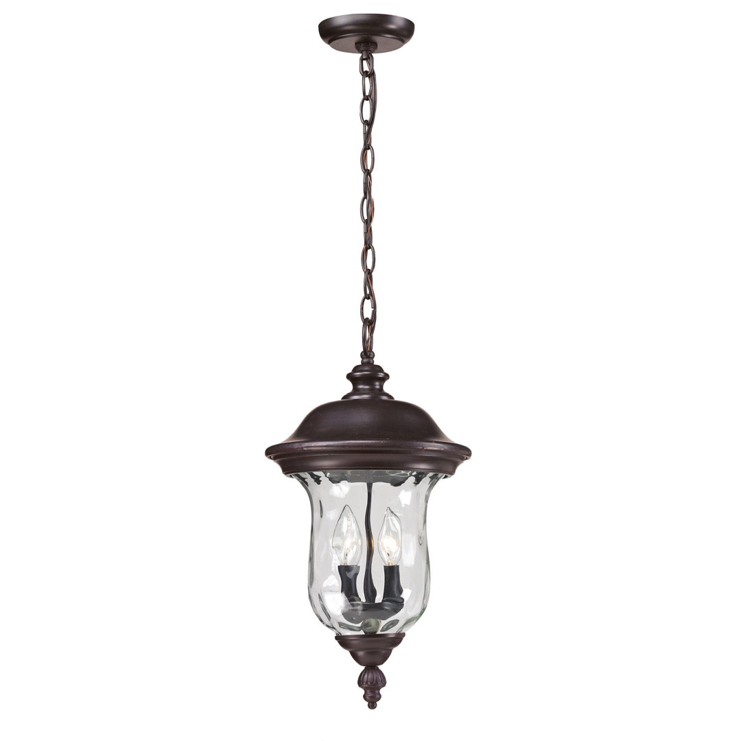 Antkeo 2 -Light Mains Only Outdoor Hanging Lantern Lark Manor™ 