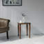 Table de bout en verre Treva