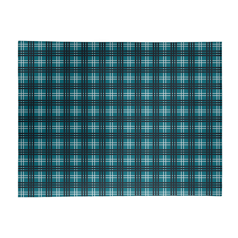 Plaid Indoor Rug, Rectangle 8' x 10'