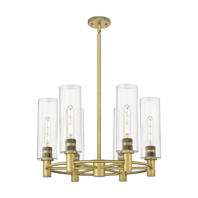 Crown Point 6 Light Stem Hung Chandelier
