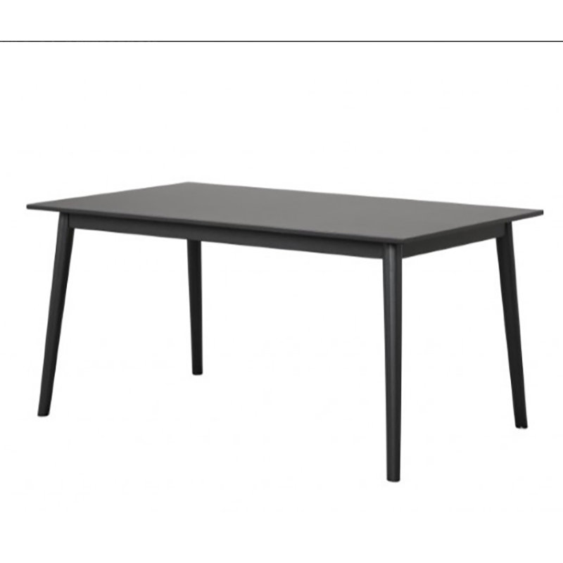 Table de salle à manger Austell, Noir, noir, noir, noir