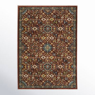 Tapis rouge / bleu Hovis
