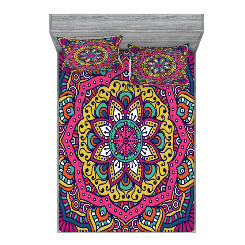 Microfiber Sheet Set, Queen Sheet Set with Fitted Sheet