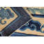 Tapis noué antique à médaillon chinois