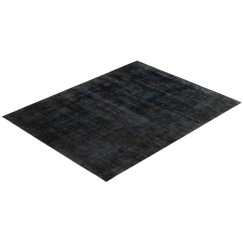 Overdyed One-of-a-Kind 9' 1" X 11' 8" Hand Knotted Area Rug