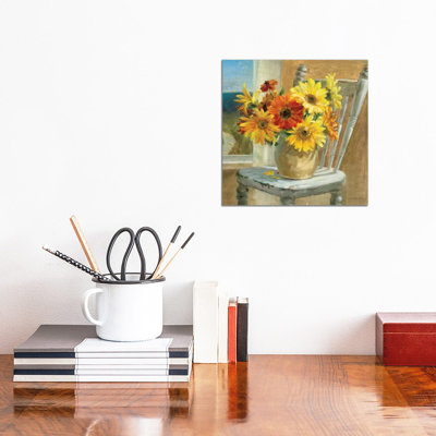 Tournesols au bord de la mer par Danhui Nai - reproduction d'art