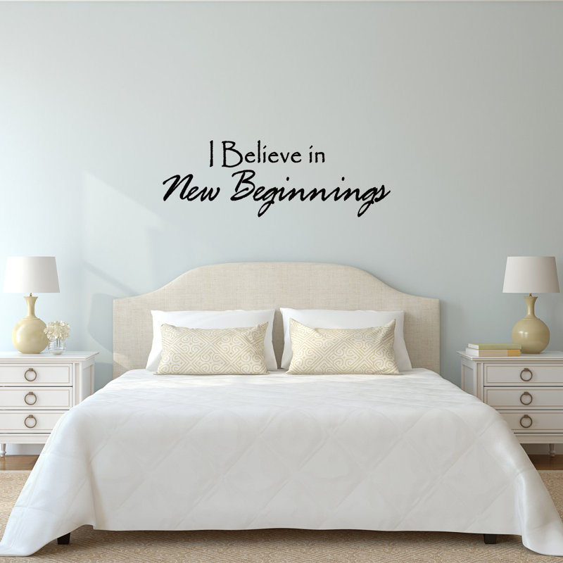 Grasso Text & Numbers Wall Decal, 20" H x 55" W