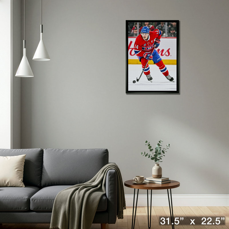 Nick Suzuki encadré 20 x 29 toiles Canadiens Action-H
