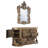 Constantine Brown & Gold Finish Mirror (Mirror Only)