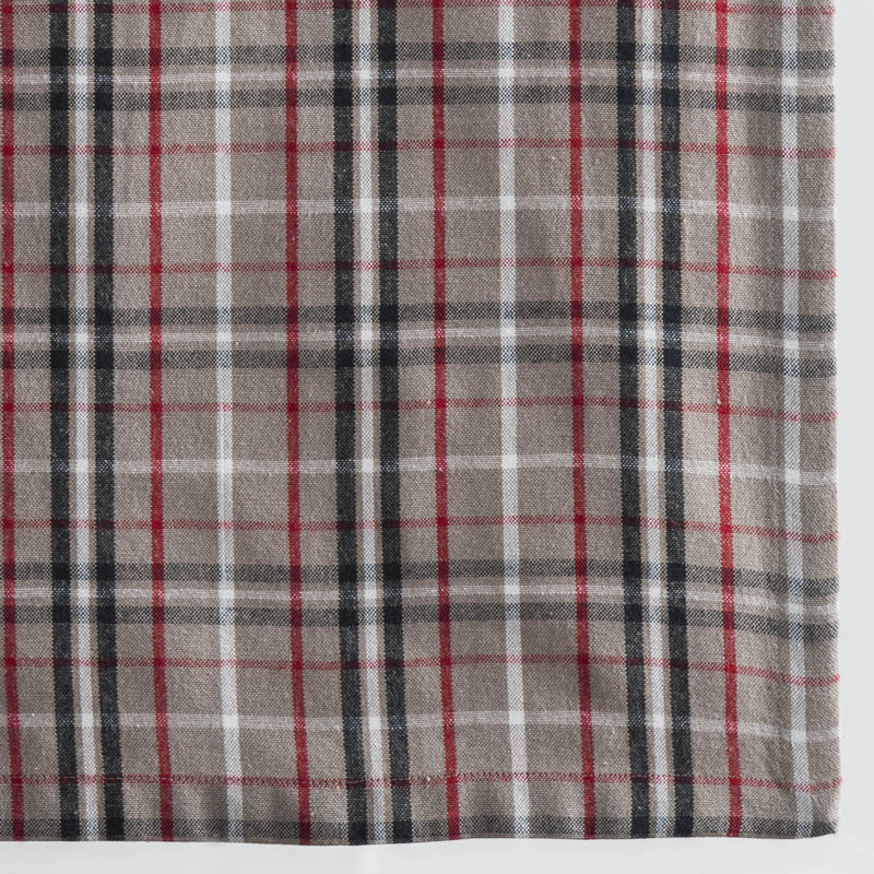 Checkered 100% Cotton Table Runner, Atmosphere